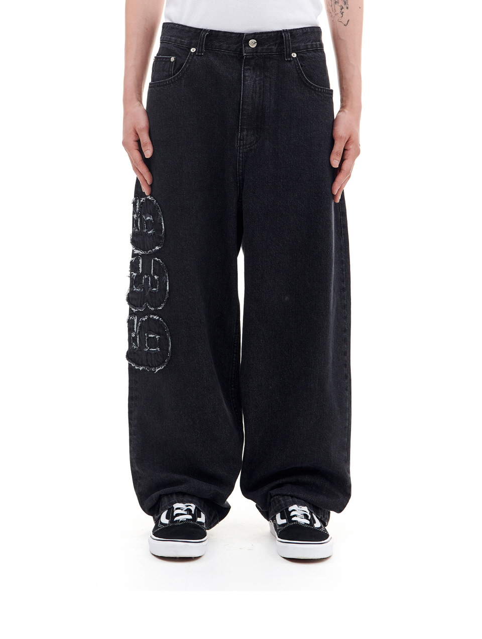 ◆ARCHIVE BOLD◆ MULTI POCKET DENIM PANTS BLACK AB24SPJN003B MULTI POCKET DENIM PANTS (BLACK) - ARCHIVE BOLD 아카이브 볼드